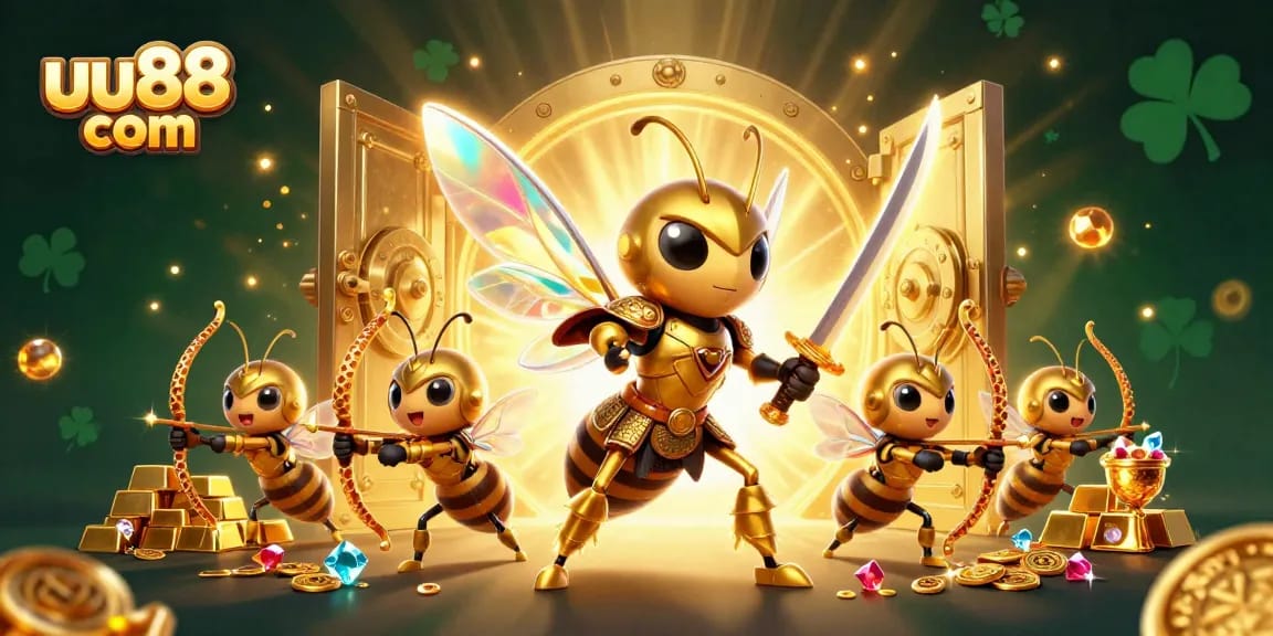Join the excitement at uu88 com with a vibrant 3D illustration showcasing dynamic casino adventures.