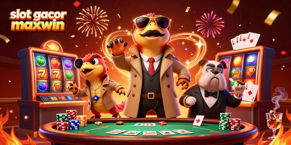 Rasakan keseruan bermain slot gacor maxwin di kasino dengan ilustrasi kartun 3D