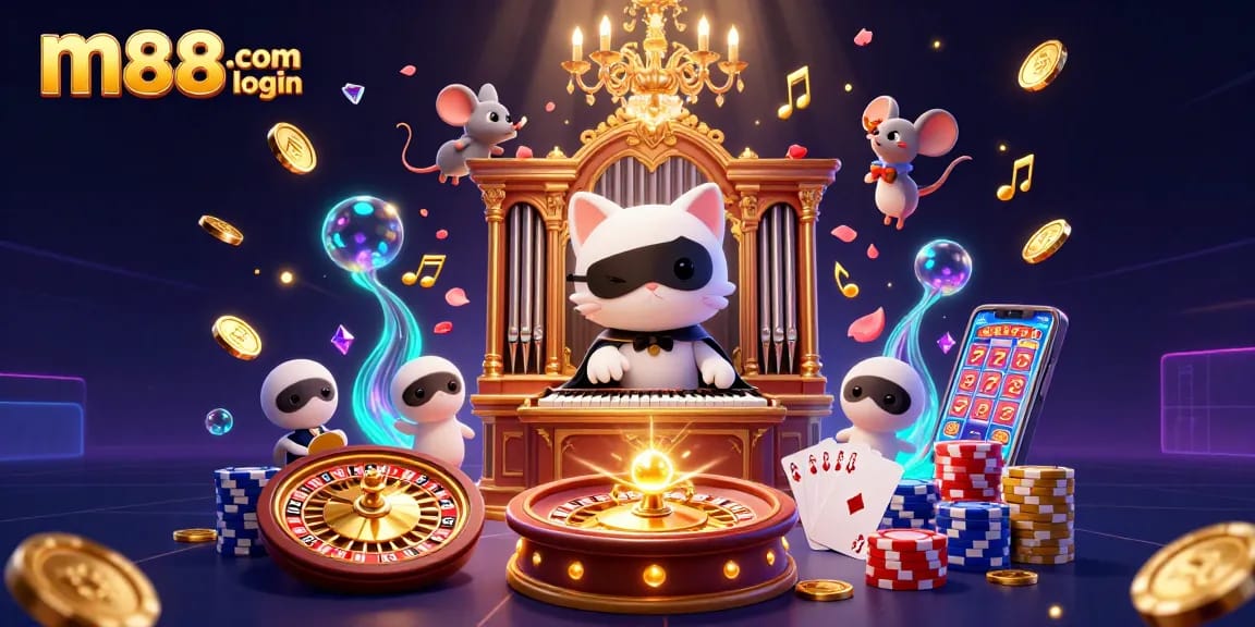 Menangkan permainan dengan m88.com login di kasino online yang megah dan penuh warna.
