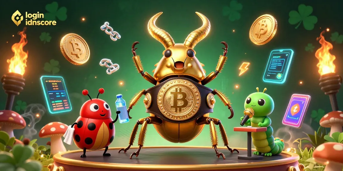 Win big with login idnscore at an exciting virtual tournament featuring a unique boxing scene with animated characters.