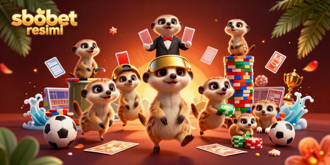 Sneak chips and bet with SBOBET resmi at a lively meerkat sports betting scene.