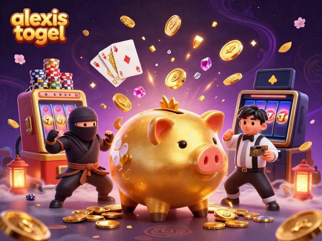 Visualisasi memikat alexis togel dengan karakter unik dan unsur permainan yang dinamis
