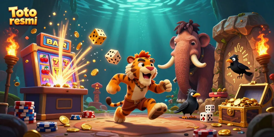 Experience thrilling gameplay with Toto resmi as cavemen and a sabertooth tiger run a prehistoric casino adventure.