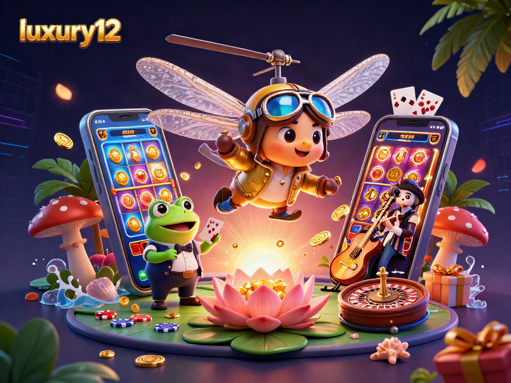 Experience thrilling action at luxury12’s vibrant lily pad casino with dynamic characters and games.