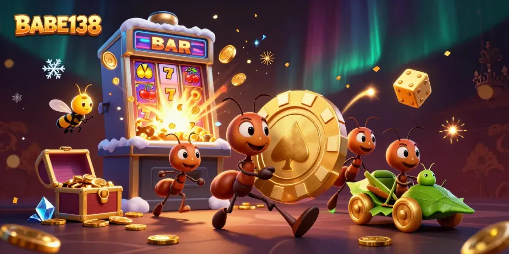 Karakter BABE138 yang menarik dalam permainan slot, penuh kemewahan dan keseruan.