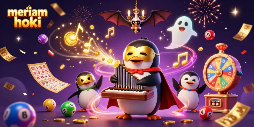 Meriam hoki menyajikan aksi jackpot dengan penguin opera dan lotere penuh warna yang memukau.