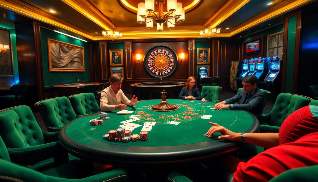 Experience the thrill of gaming at 32win.com with vibrant casino scenes and exciting action.