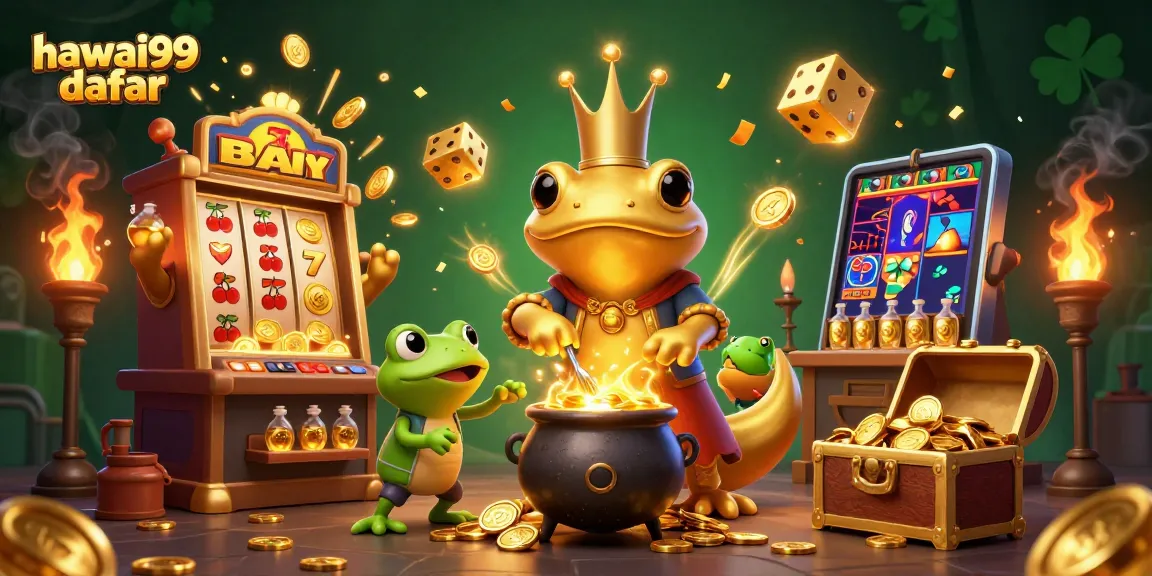 Experience the thrill of hawai99 daftar with a dynamic casino scene full of vibrant game elements.