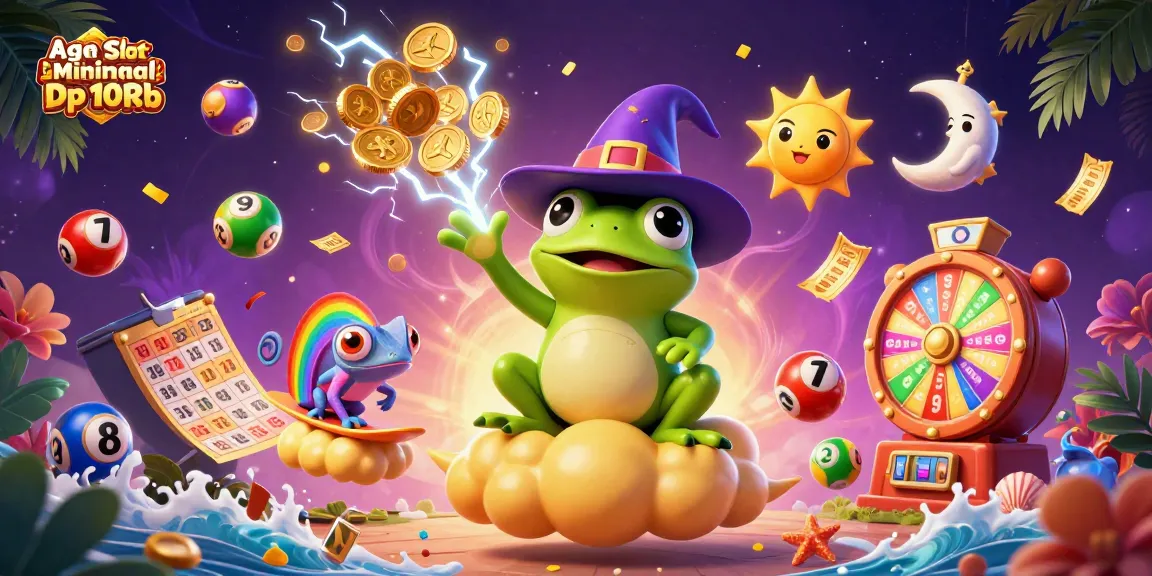Engage in thrilling gameplay with Agen Slot Minimal Dp 10Rb featuring vibrant casino elements.