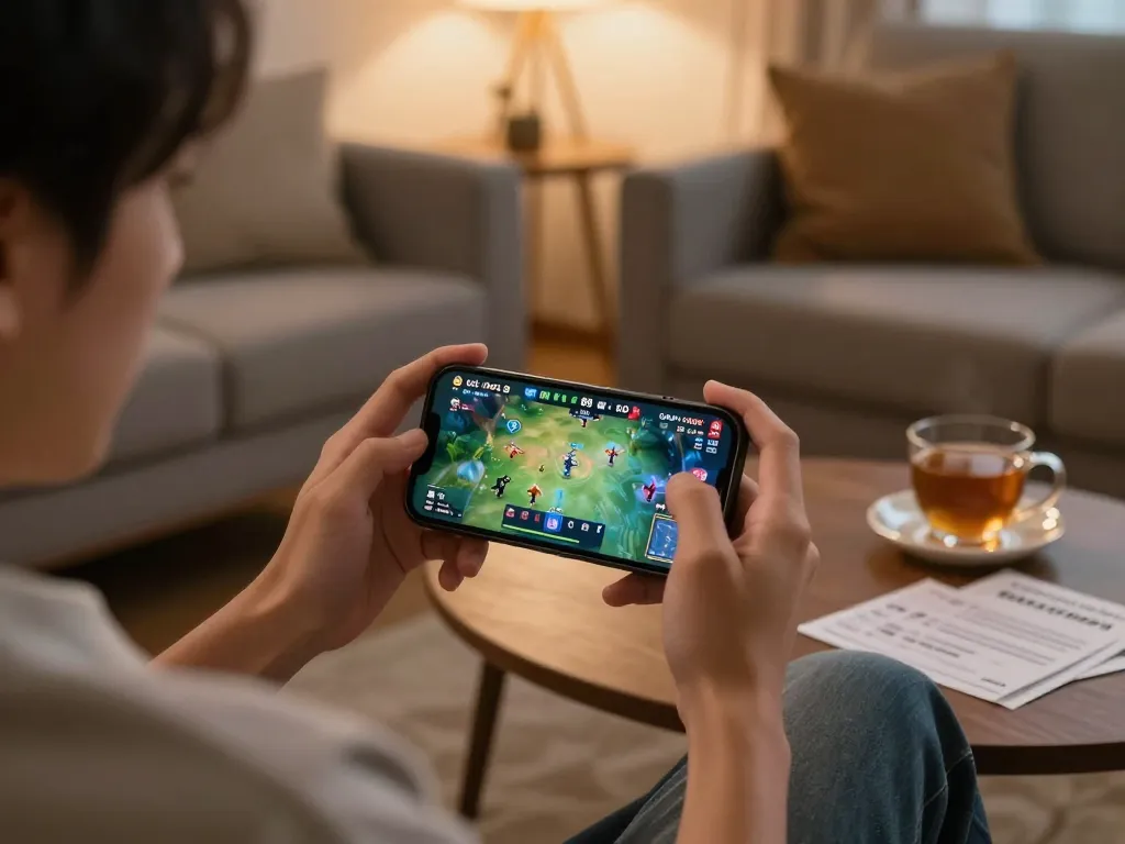 Watch đá gà trực tiếp 88 with excitement in a cozy setting, person engaging with live gameplay.