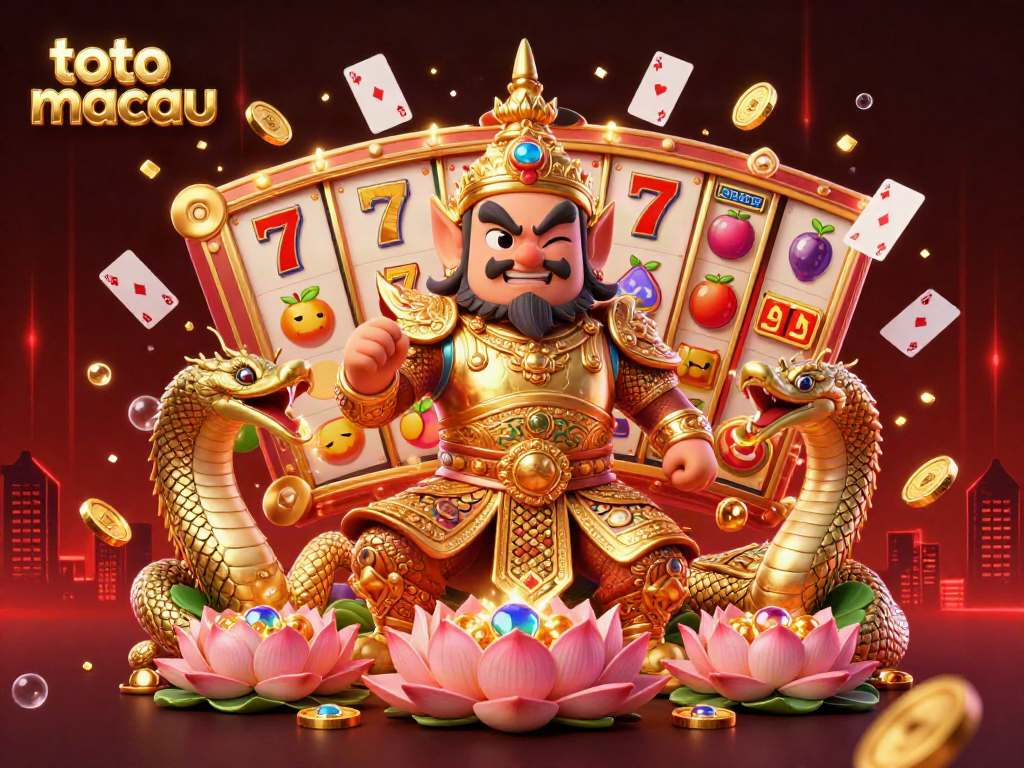 Menangkan hoki dengan toto macau lewat ilustrasi penuh warna dan elemen slot yang menarik.
