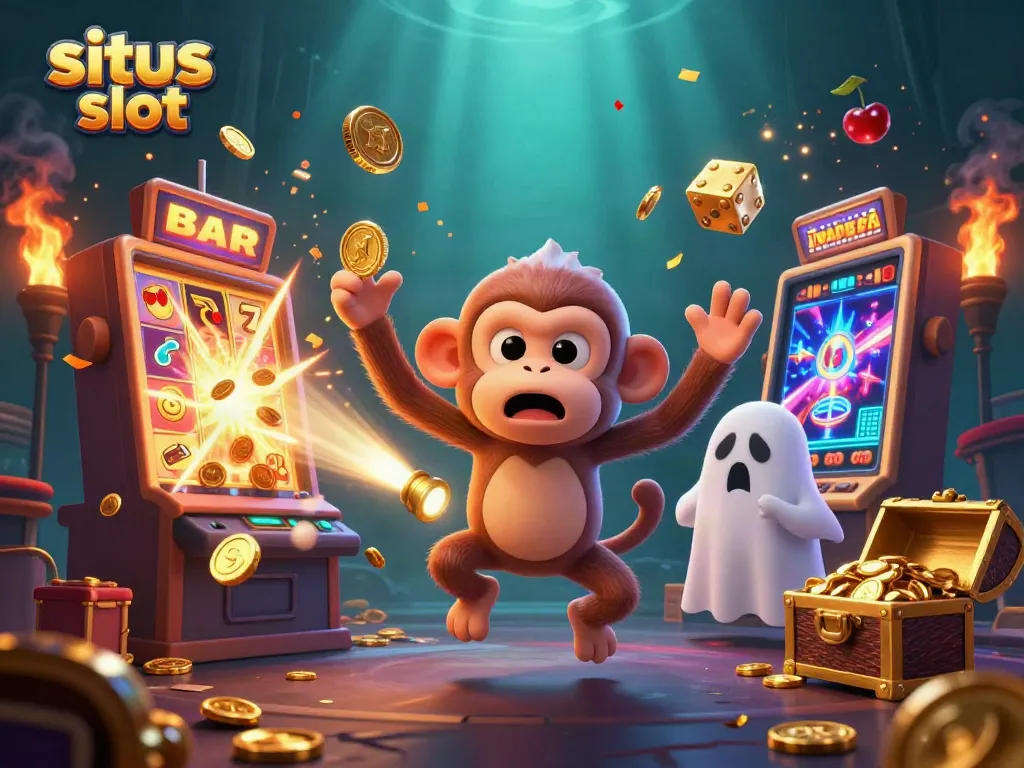 Menang jackpot di situs slot terbaik dengan simbol keberuntungan terbang di sekitar!