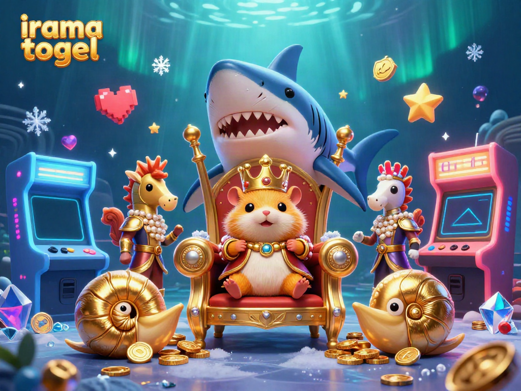 Experience thrilling gameplay with irama togel as the golden hamster king rules the dynamic underwater casino.