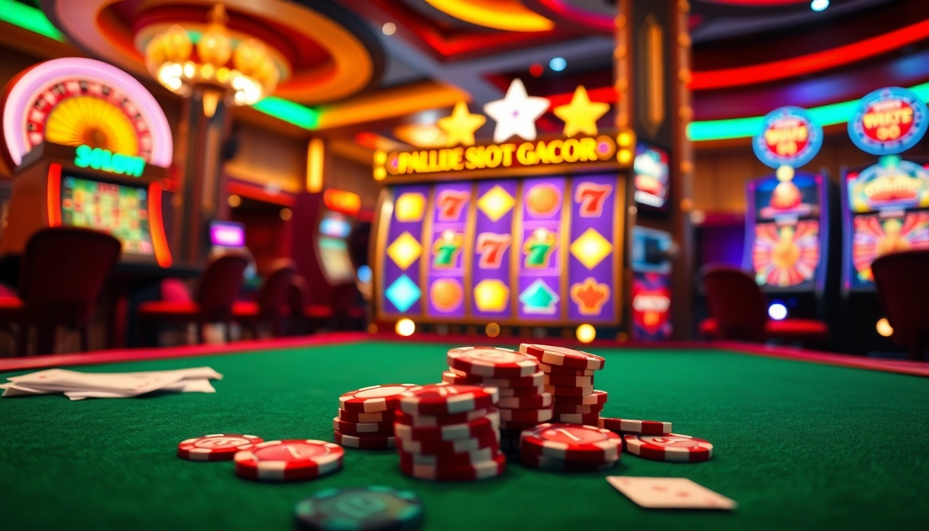 Experience the thrill of a slot gacor jackpot at a luxurious casino.