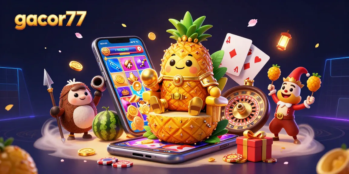 Gacor77 bermain lotere dengan karakter kartun 3D yang menakjubkan, meriah dan penuh warna.