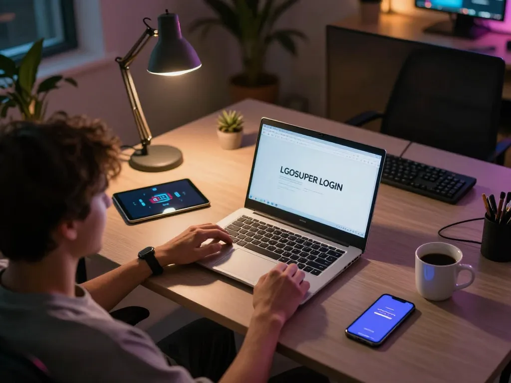 Experience easy online gaming with LGOSUPER LOGIN on a modern laptop for 2026.