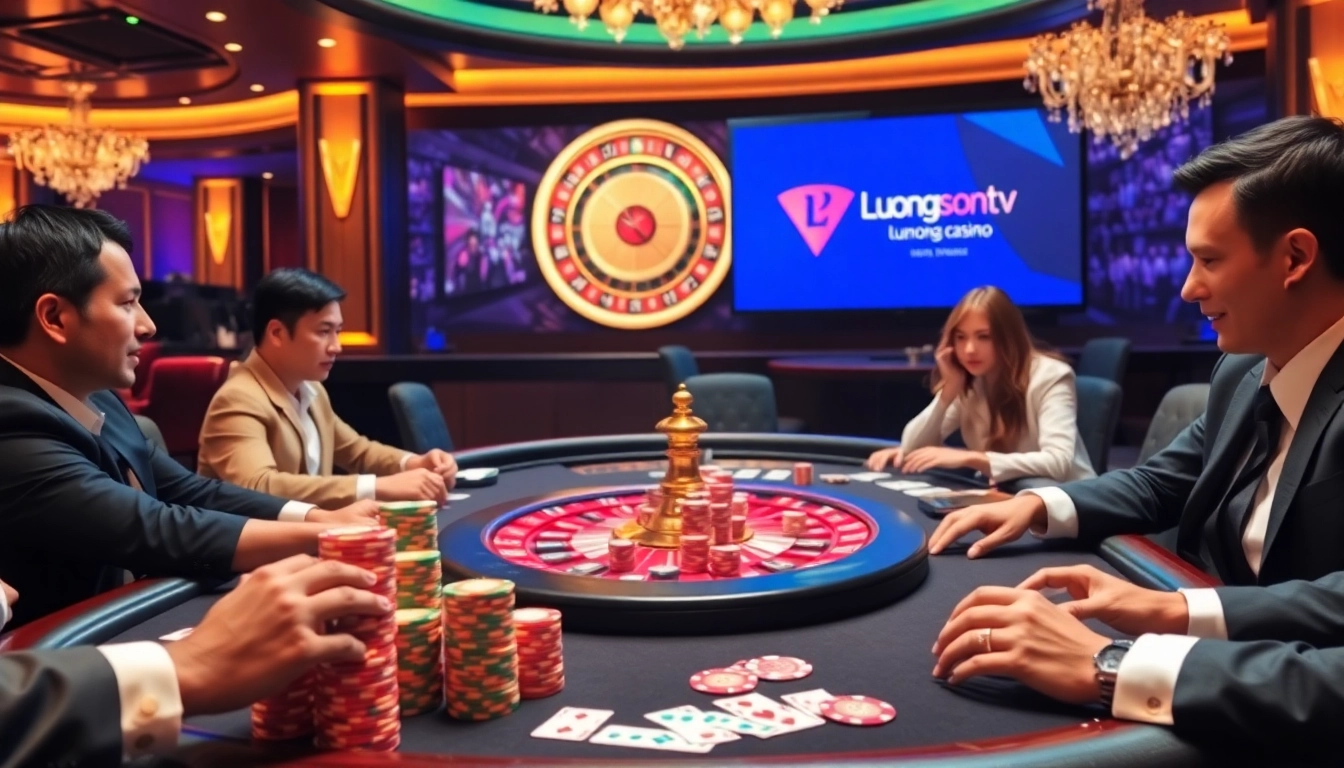 Experience the thrill of gambling at luongsontv's advanced tabletop settings.