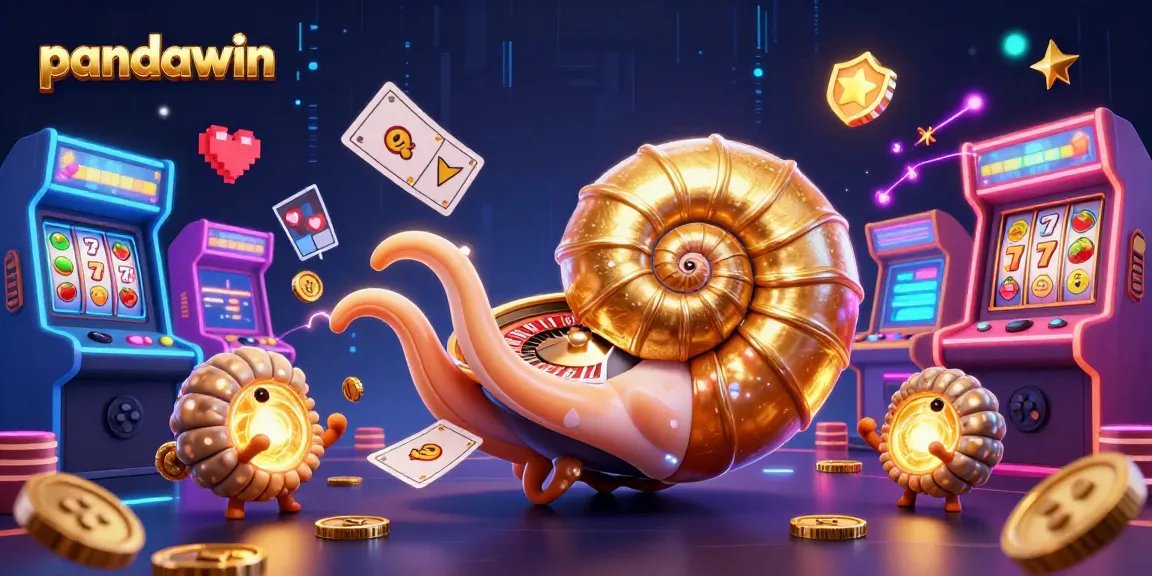 Experience the thrill of pandawin with a vibrant, dynamic casino illustration featuring classic games.