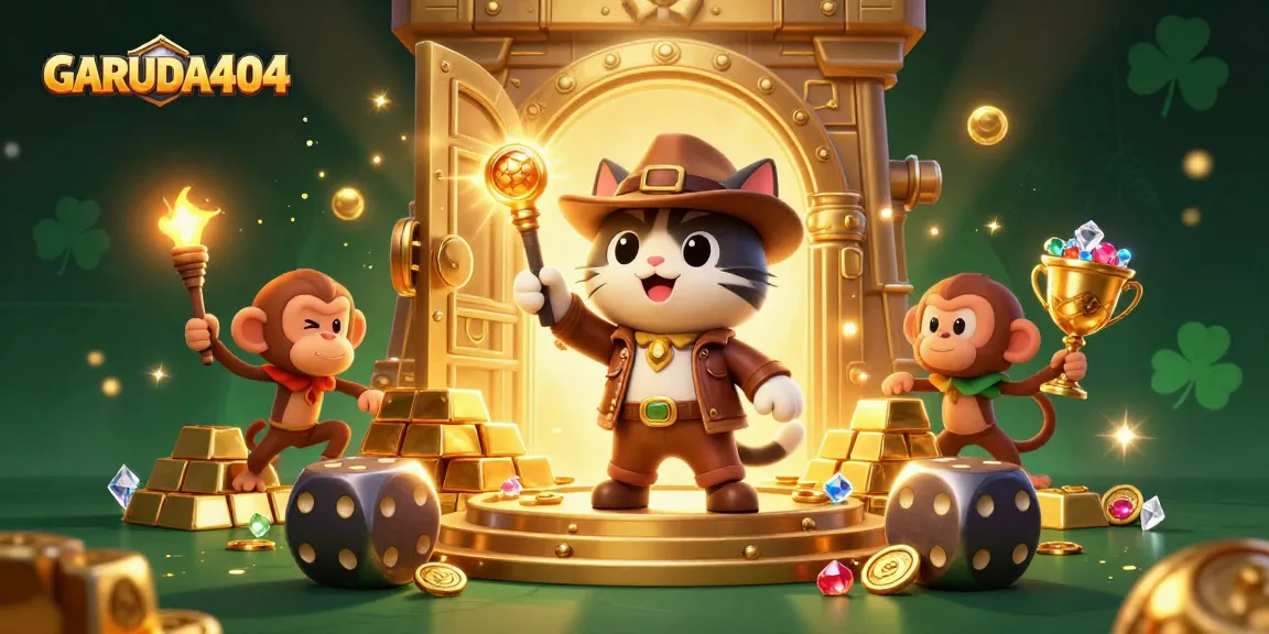 Experience thrilling gameplay at GARUDA404 with an adventurous exploration of casino treasures.
