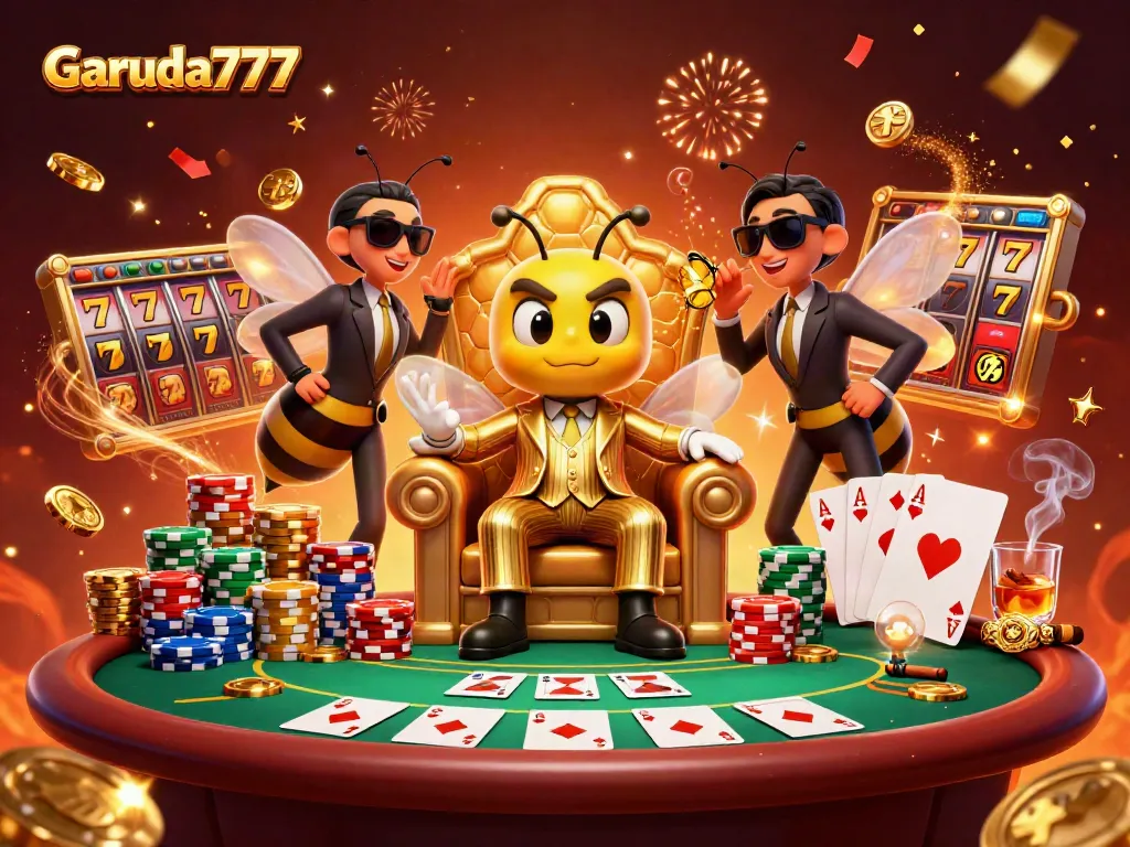 Permainan slot online Garuda777 menampilkan pengalaman bermanfaat dengan grafis menarik dan tema keberuntungan.