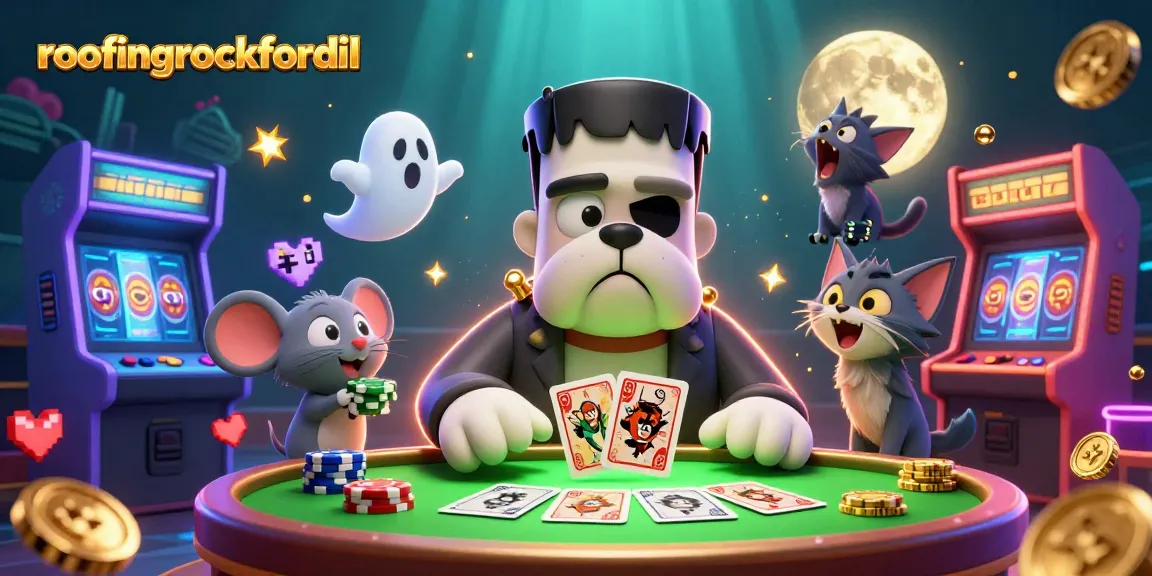Engage with roofingrockfordil through thrilling card games at a vibrant casino table.