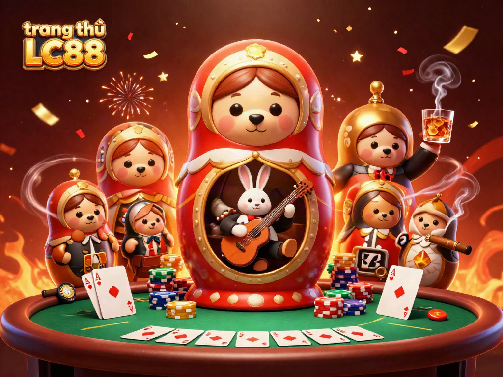 Experience thrilling moments at trang chủ LC88 with exciting poker games and festive elements.