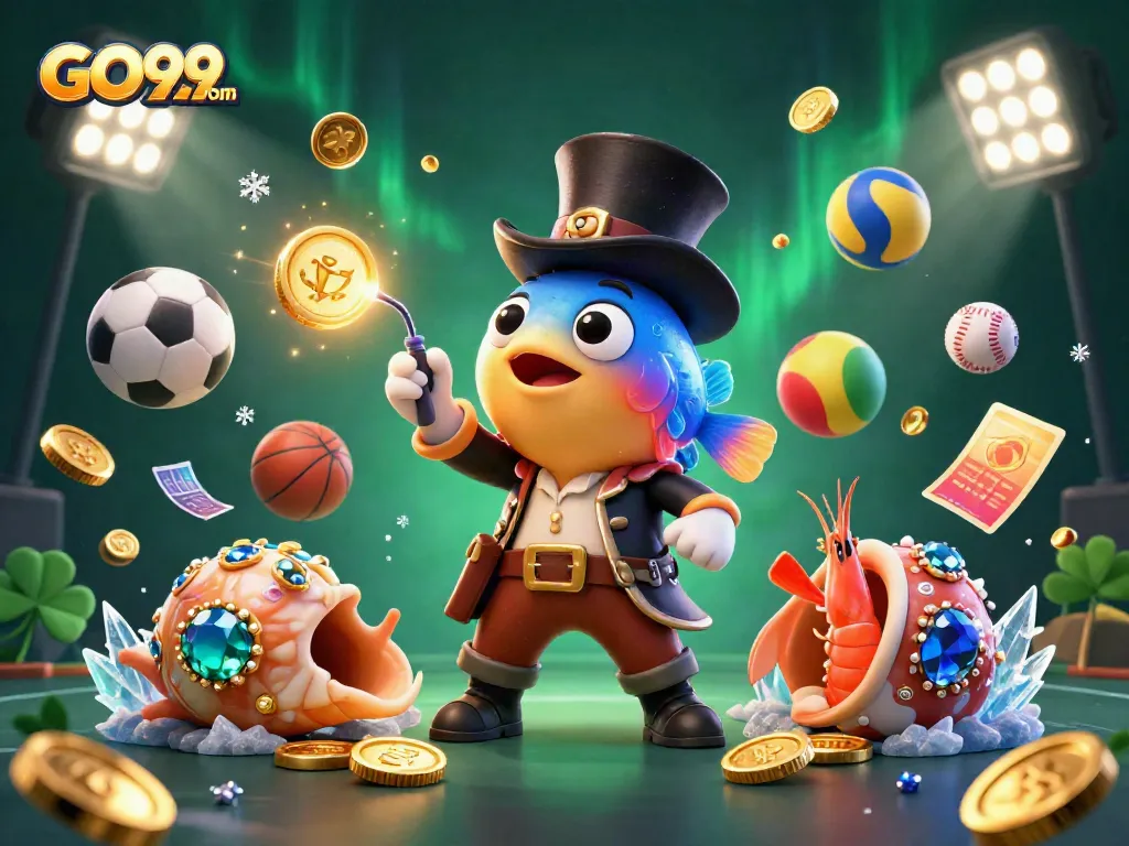 Engage with GO99 com's thrilling games featuring glimmering gold coins and dynamic sports elements.