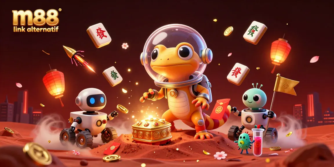 Experience the thrill of entertainment with M88 link alternatif as the Martian gecko discovers a buried golden casino.