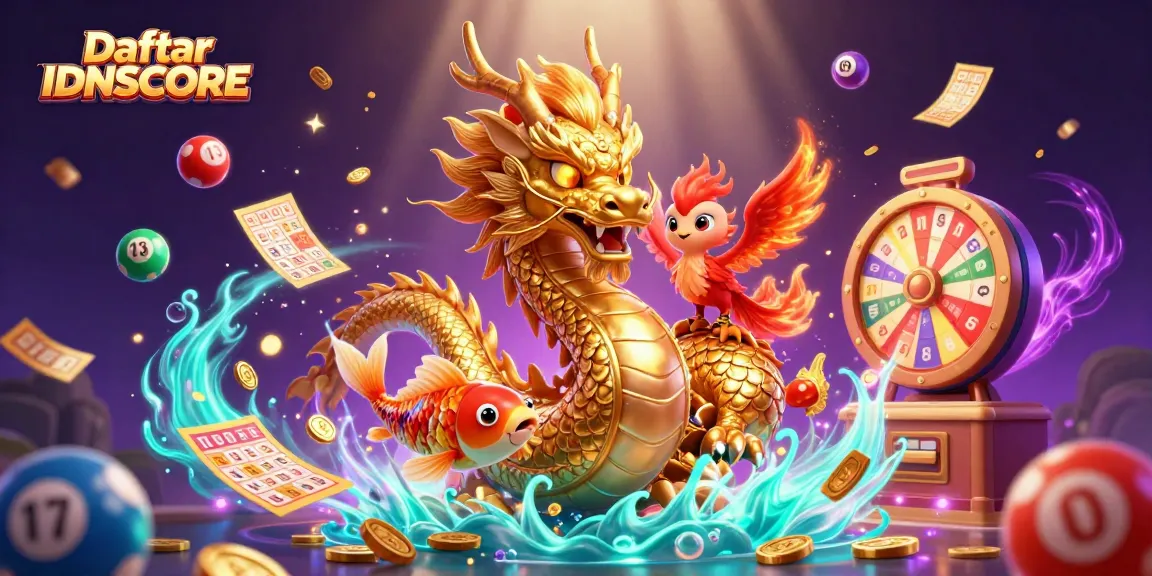Experience the thrill of winning with Daftar IDNSCORE in a vibrant casino scene.