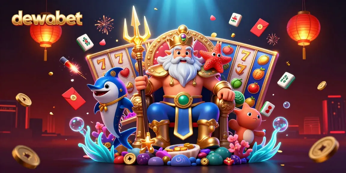 DewaBet menawarkan pengalaman bermain slot online yang menghibur dan menarik dalam ilustrasi kasino berbasis laut.