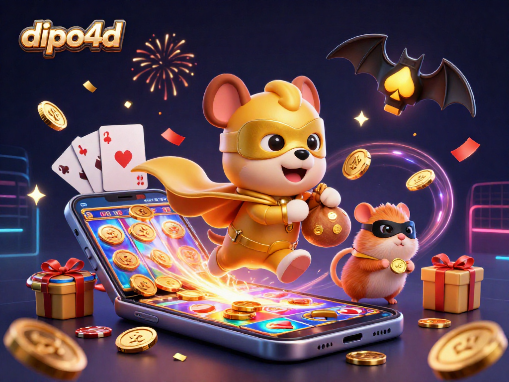Engage in thrilling gameplay with dipo4d featuring a heroic dog and slot games.