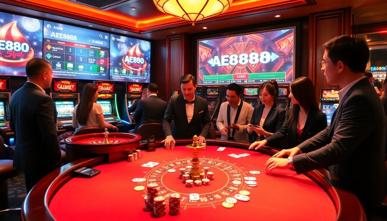 Place your bets and enjoy the excitement at AE888, featuring thrilling poker and casino games.