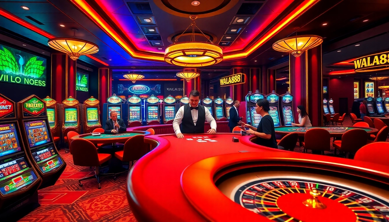 Experience thrilling gameplay at https://wala88.free/ with luxurious casino atmosphere and engaging croupiers.