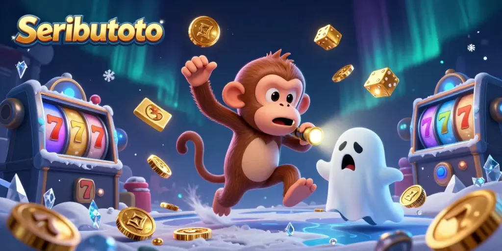 Engage in thrilling gameplay with Seributoto's dynamic haunted casino scene.