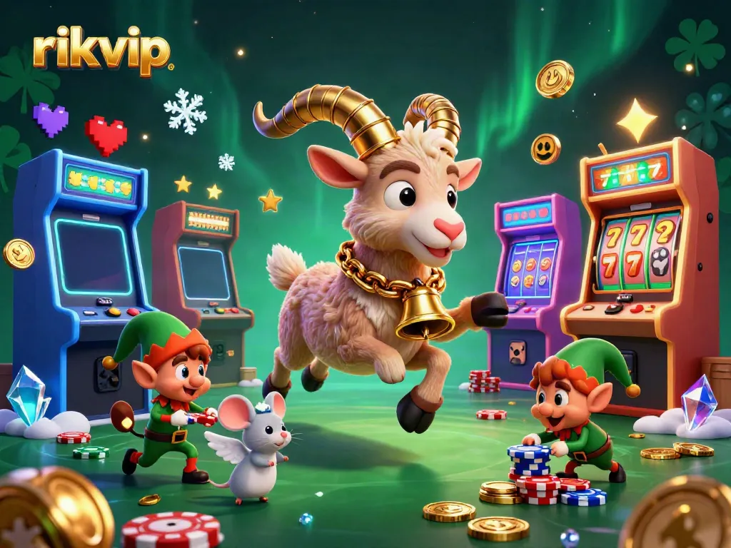 Win big with rikvip in a festive horror casino filled with playful mischief and arcade elements.