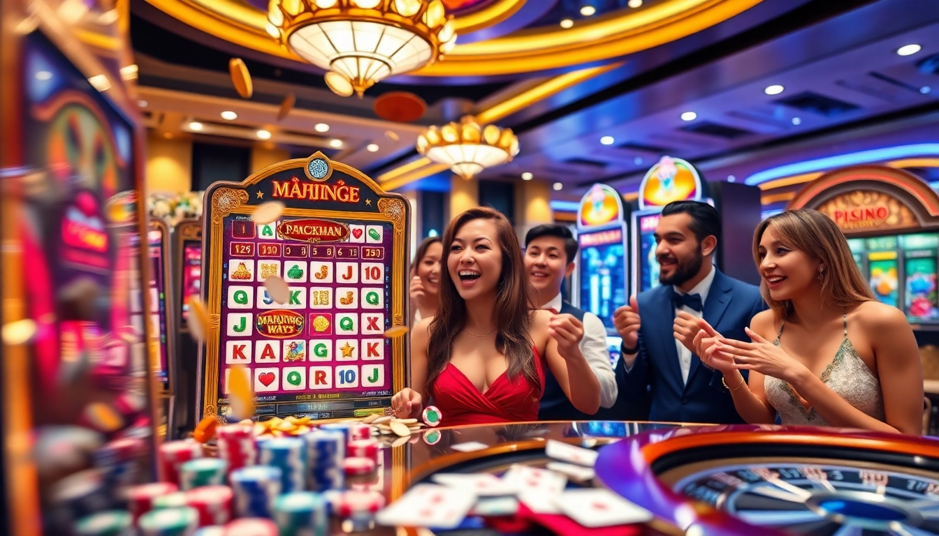 Engaging players immersed in a vibrant slot demo experience featuring Mahjong Ways and Spaceman themes.