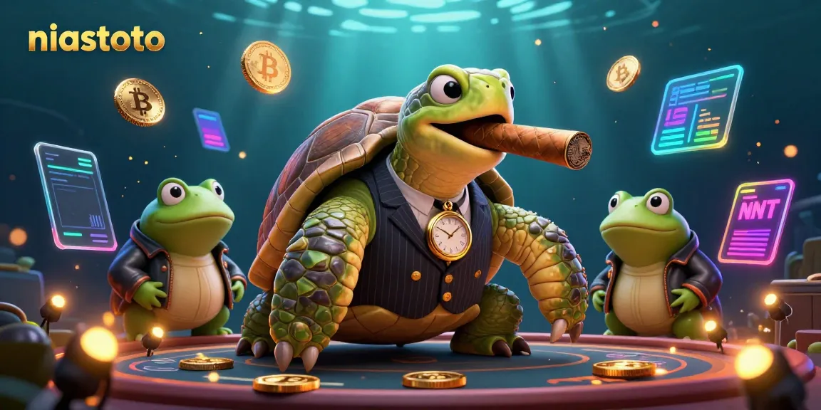 Play exciting games on the niastoto platform with vibrant casino-themed characters and elements.