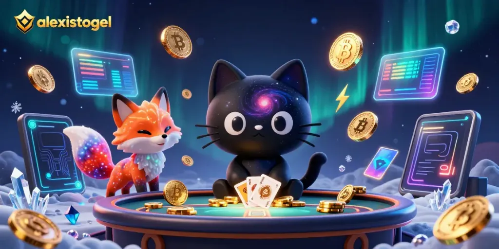 Menangkan chip emas saat bermain di meja kasino dengan alexistogel yang penuh warna.