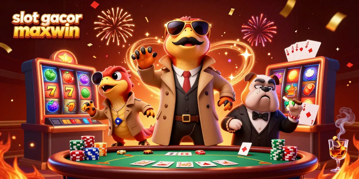 Rasakan keseruan bermain slot gacor maxwin di kasino dengan ilustrasi kartun 3D