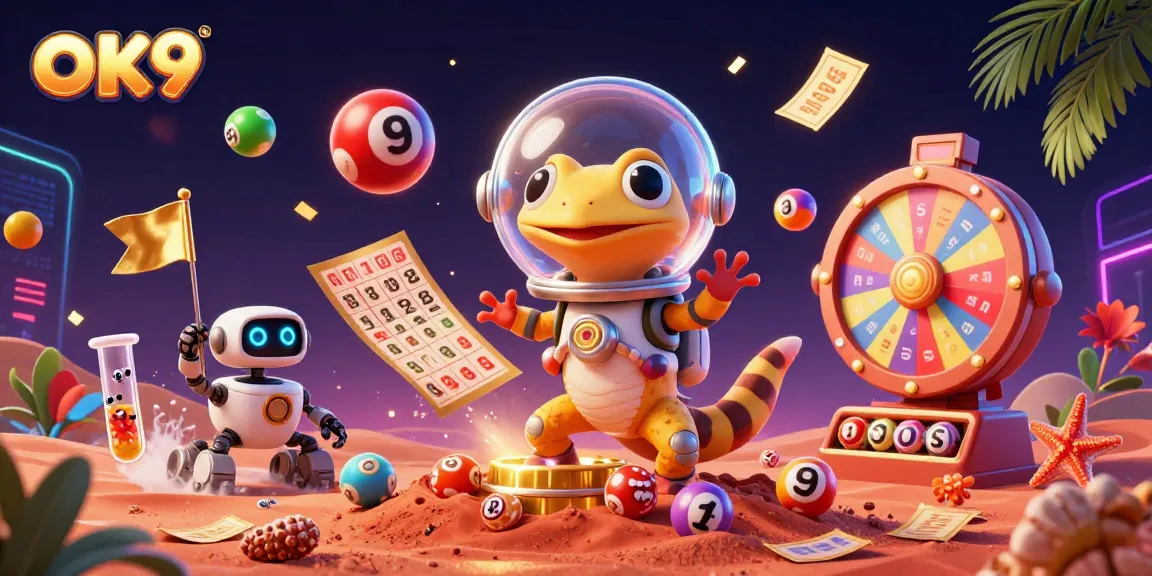 Experience OK9's thrilling casino adventure with a Martian gecko discovering a golden casino!