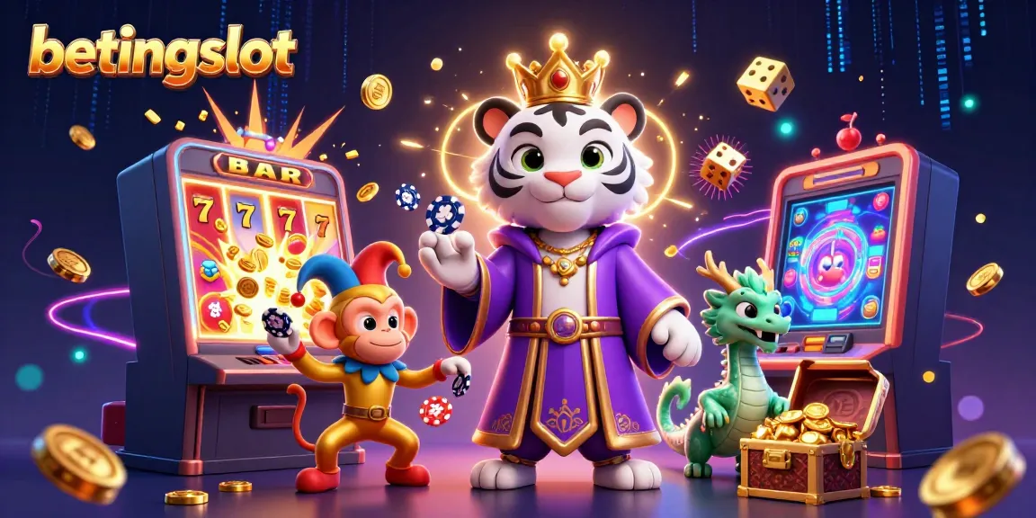 Menangkan jackpot dengan betingslot dalam ilustrasi kasino 3D yang menakjubkan.