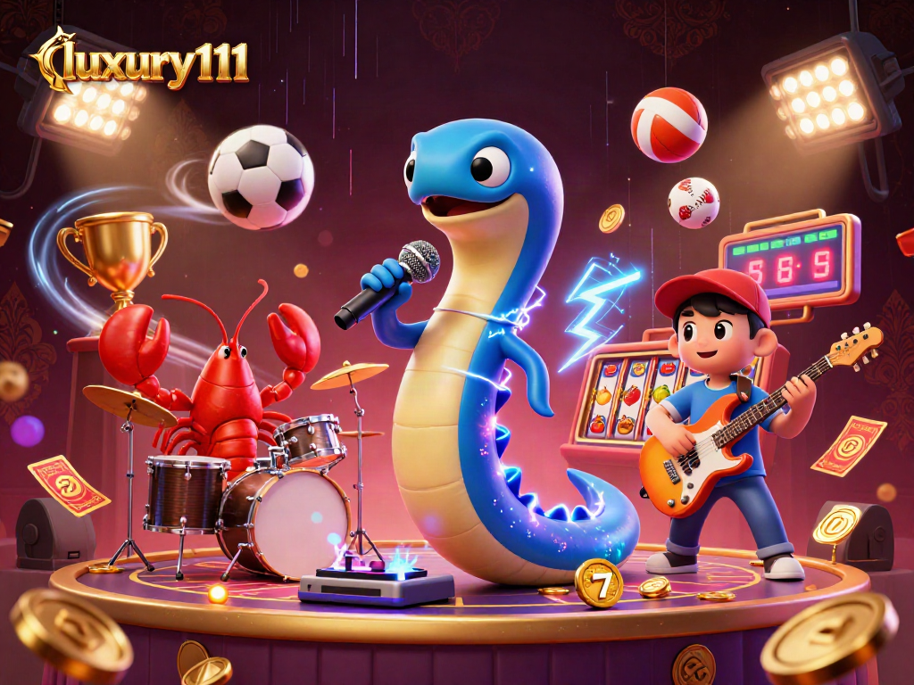 Liven up your gaming with the vibrant luxury111 underwater casino featuring electrifying characters and dynamic slot reels.