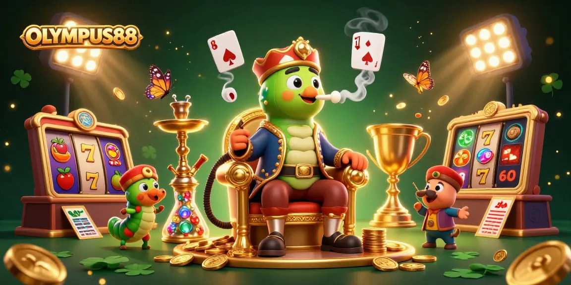 OLYMPUS88 menghadirkan slot online dengan elemen jackpot, simbol keberuntungan, dan suasana yang meriah.