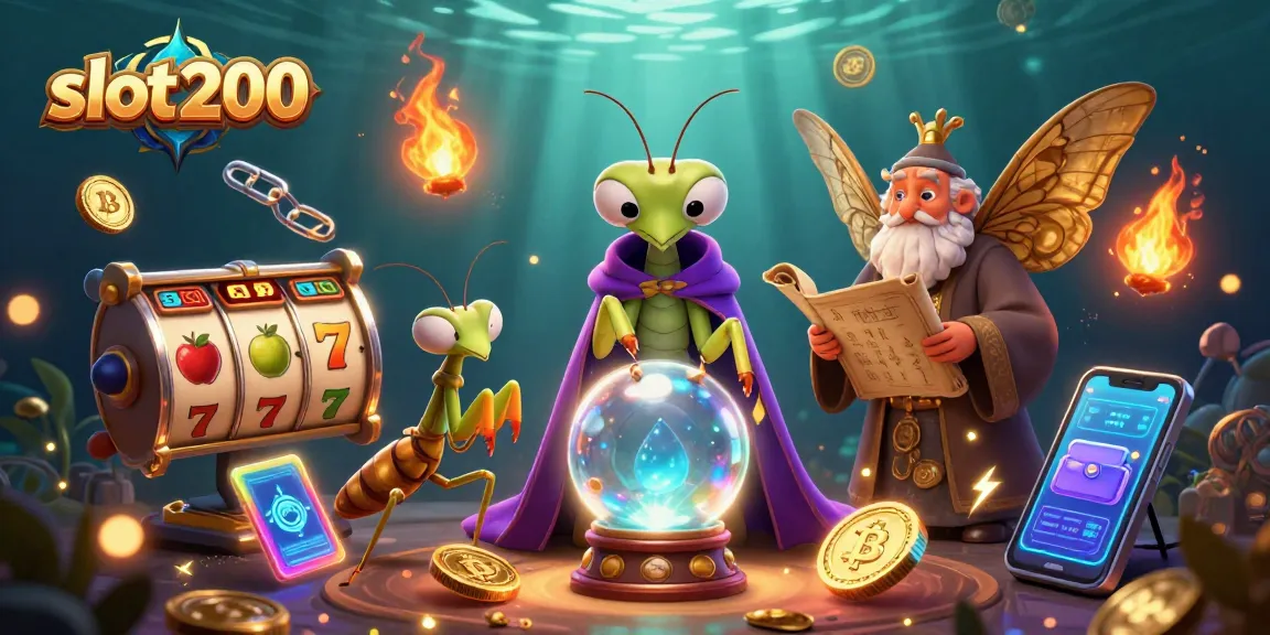 Raih kemenangan di slot200 dengan simbol kemenangan yang mengelilingi karakter menarik dalam permainan slot.