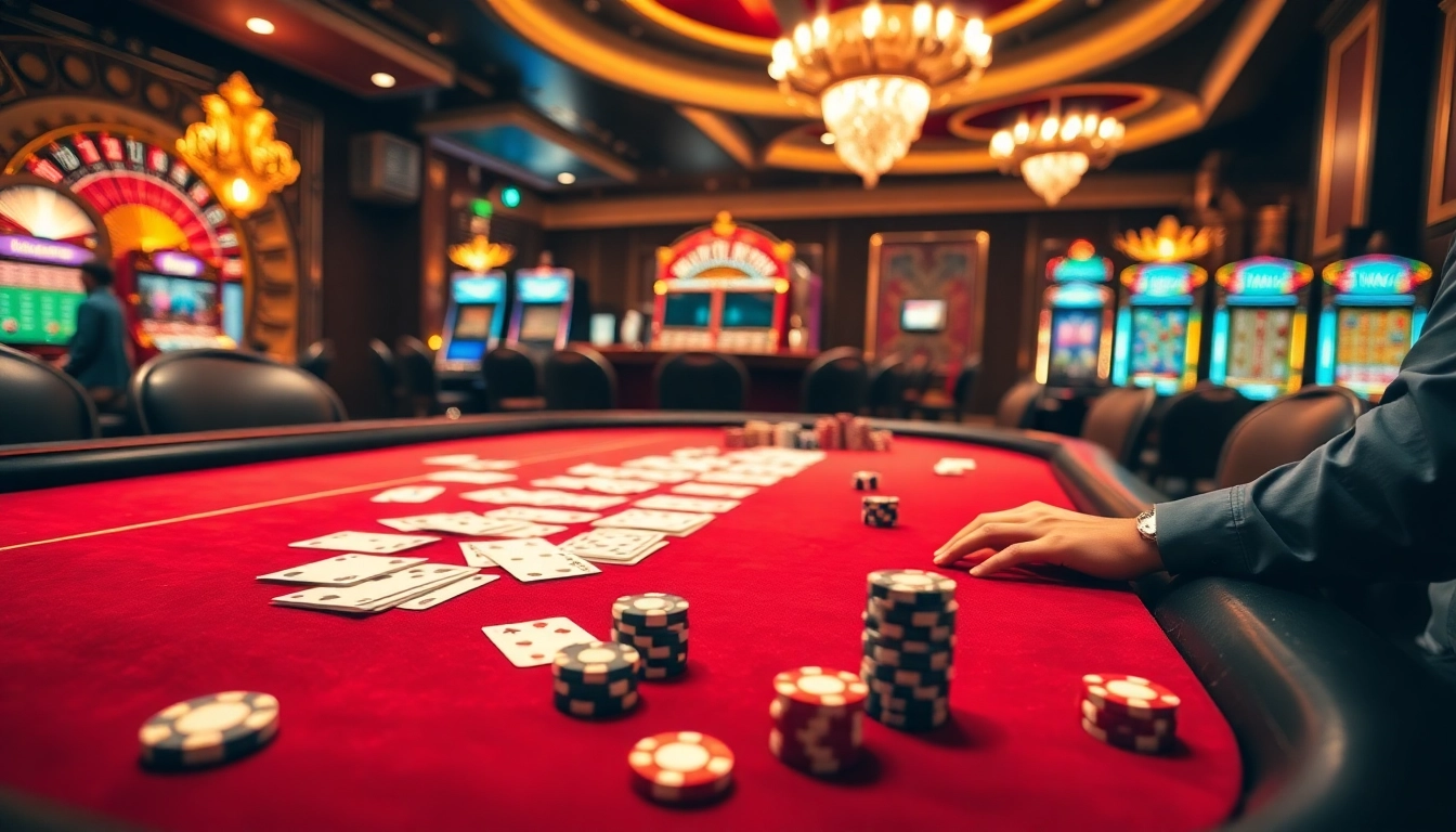 Rasakan sensasi datukwin di meja poker mewah dengan chip dan kartu yang berwarna cerah.